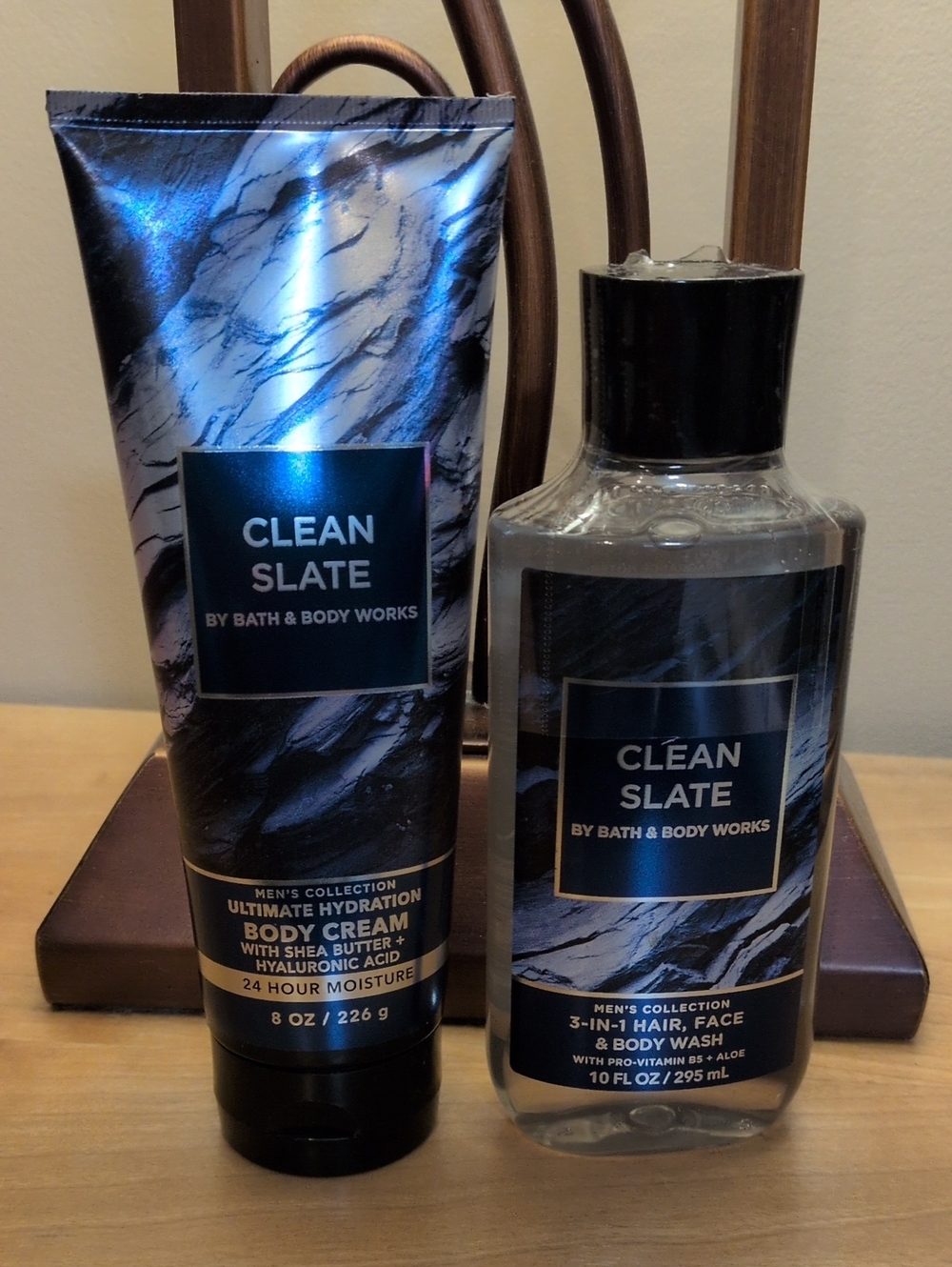 NEW Bath & Body Works Clean Slate Body Wash & Cream Duo